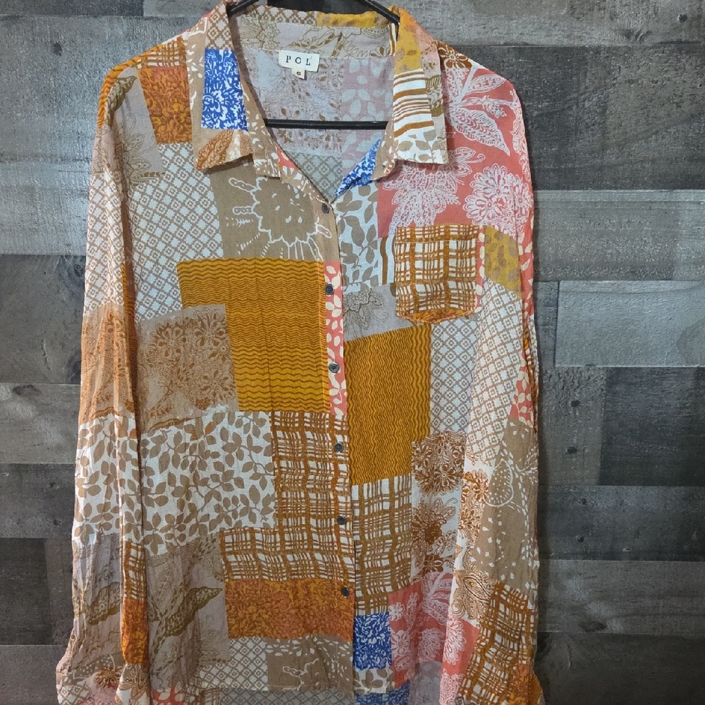 POL Floral Patterned Shirt